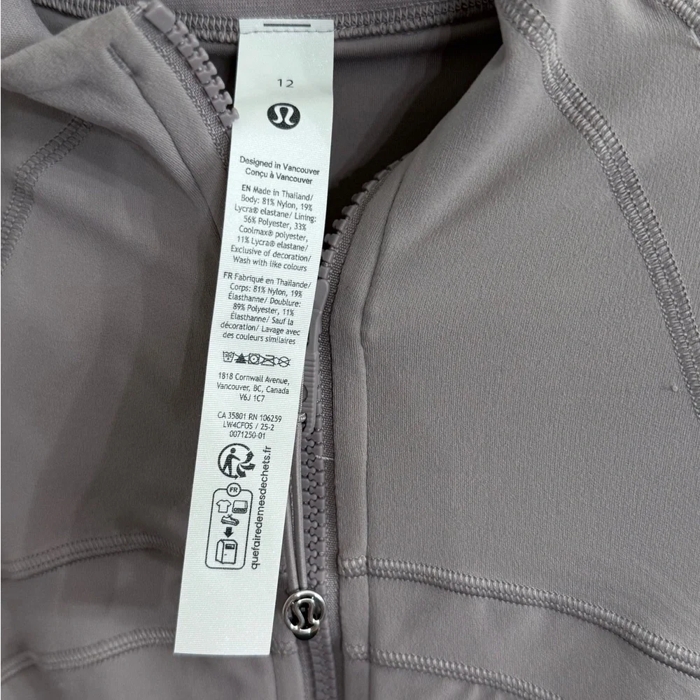 lululemon athletica Mauve Gray Define  Jacket - Picture 3 of 5